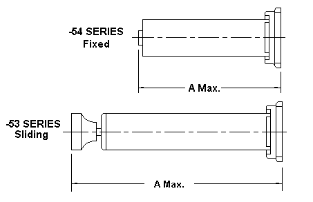 The -54 Series=Fixed Load.  The -54 Series=Adjustable Load.